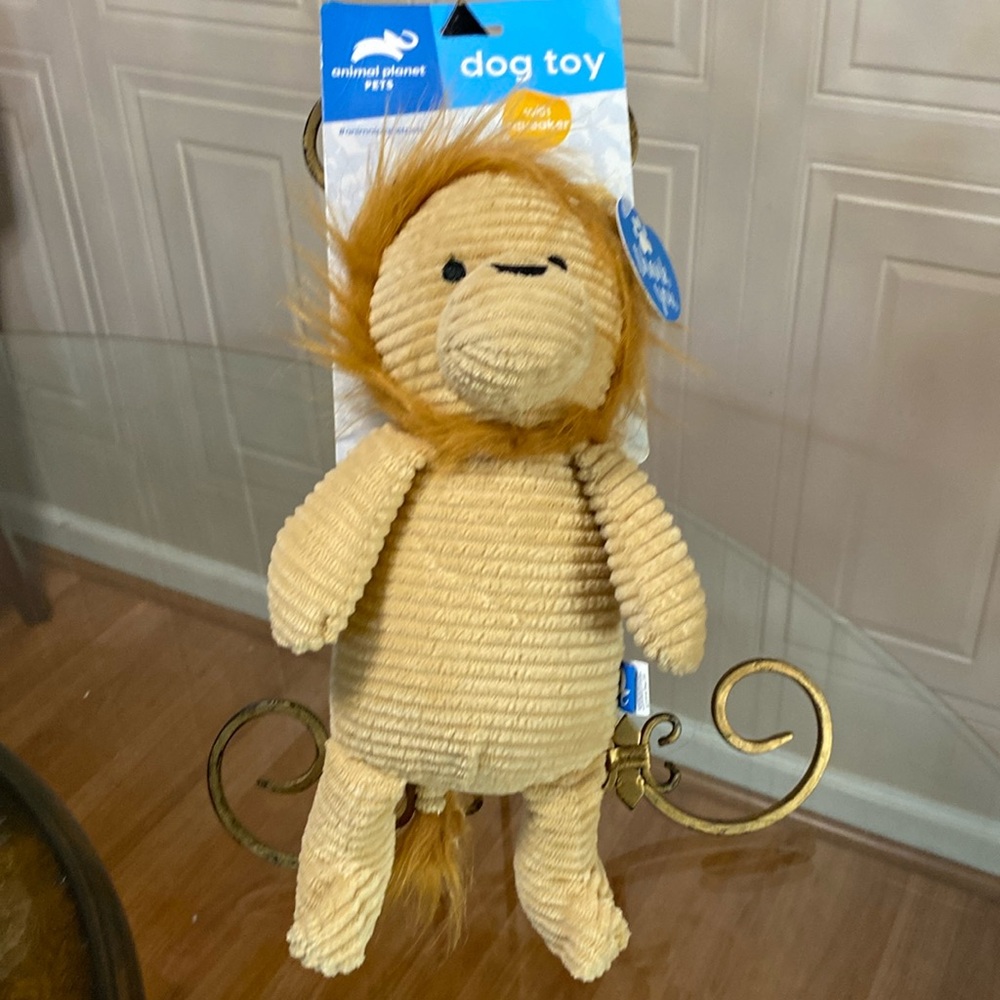 - Animal Planet. Plush  Toy Lion  With Squeaker 12”